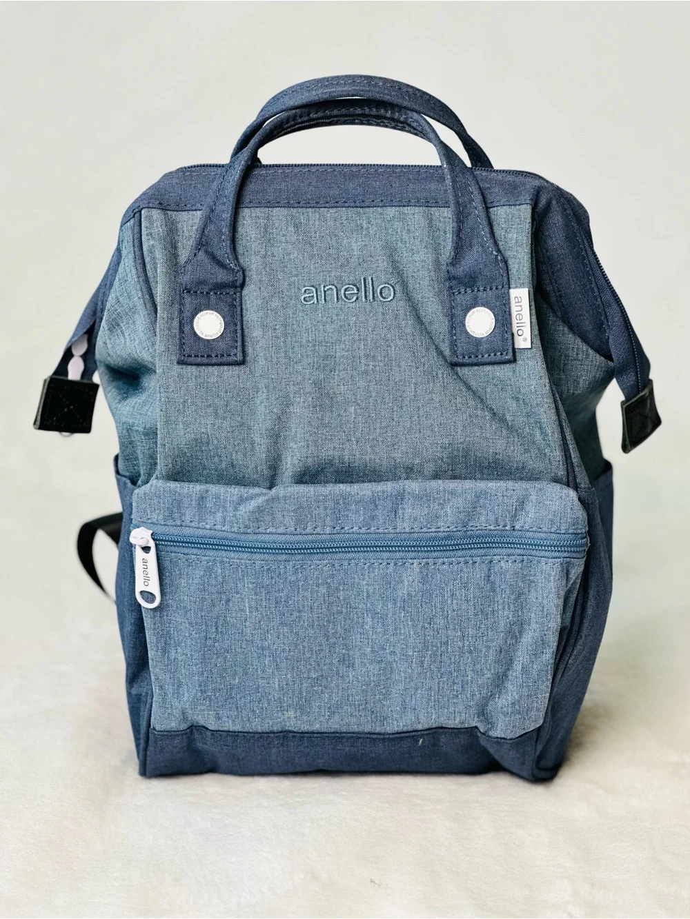 anello Two-Tone Blue Denim  Mini Backpack